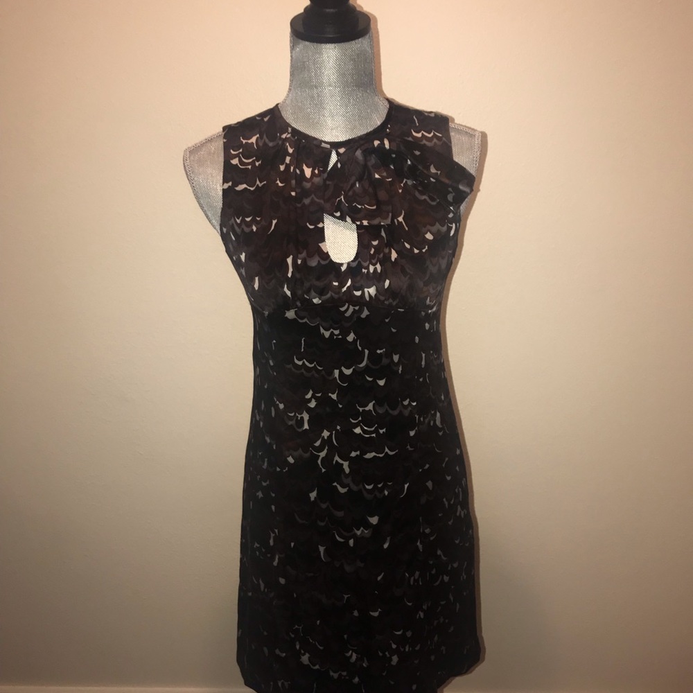 Nanette Lepore Silk Keyhole Dress Sz 0